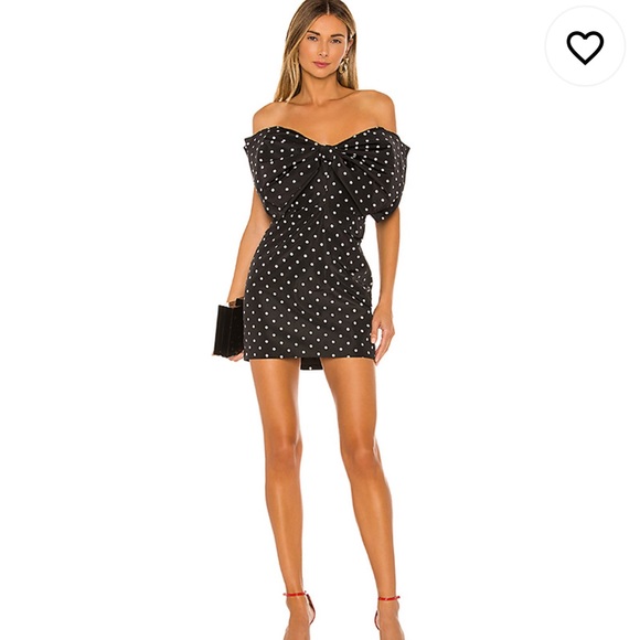 Bardot Dresses & Skirts - NEW Bardot Spot Bow Dress in Polka Dot